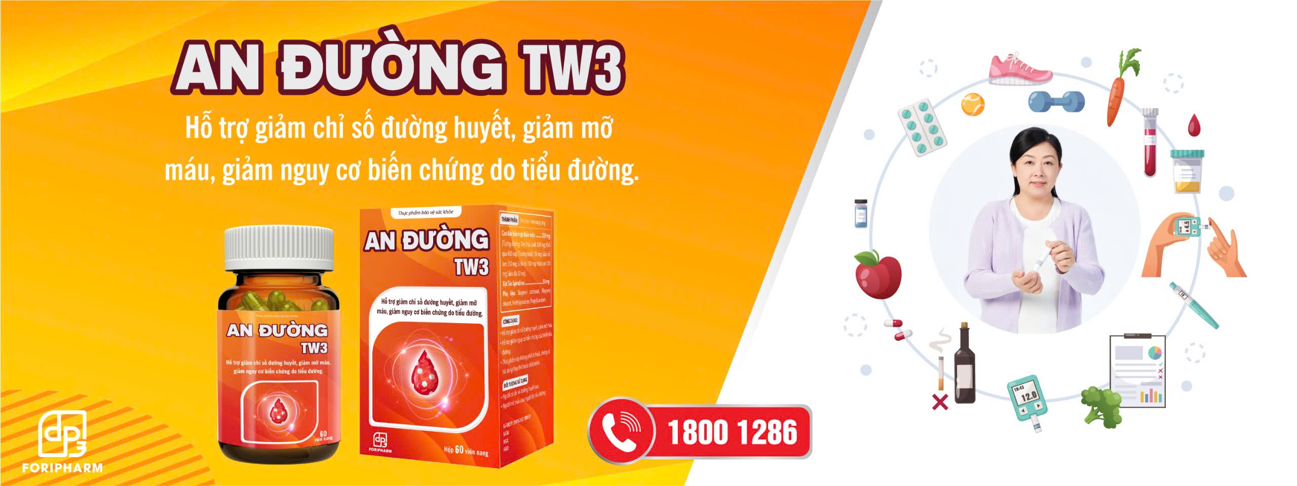 An đường TW3 hộp 60 viên banner 1